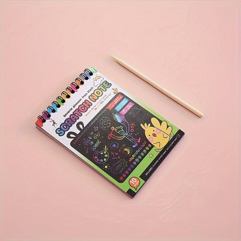Colorful Scratch Painting Diy Creative Graffiti Scratch Book - Temu